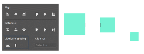 Distribute spacing callout 2